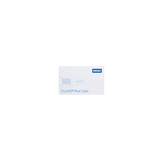 HID 2020 Combination Card (iCLASS/Prox) Standard PVC Contactless Card