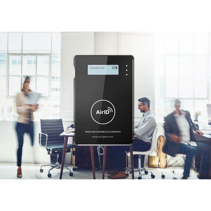Certgate AirID 2 Bluetooth Contact Smart Card Reader – AvidCard